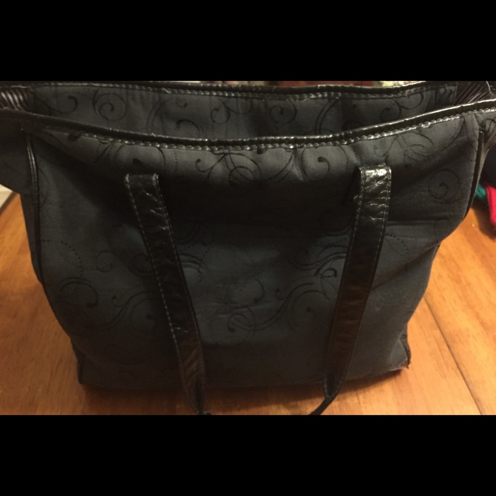 Thirty-One Cindy Tote - Black Swirl